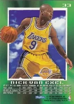 Back of Nick Van Exel
