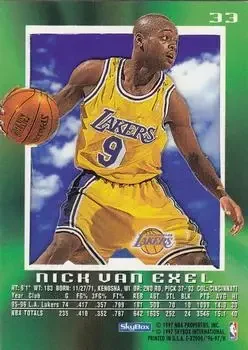 Back of Nick Van Exel