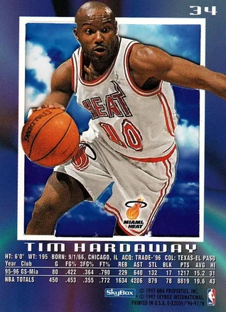 Tył: Tim Hardaway