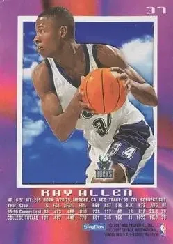 Back of Ray Allen