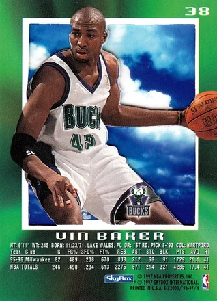 Vin Baker 裏面
