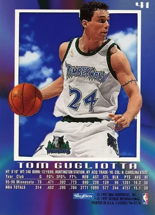 Tom Gugliotta Rückseite