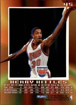 Back of Kerry Kittles