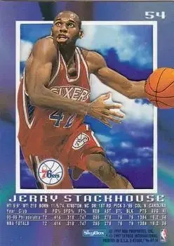 Back of Jerry Stackhouse