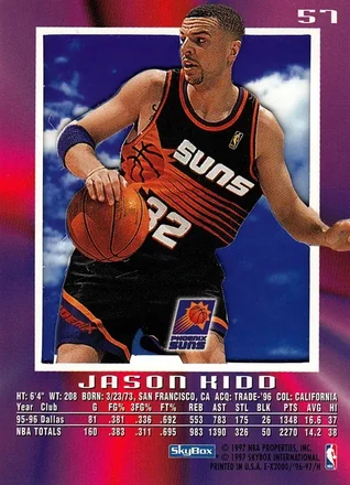 Jason Kidd 뒷면