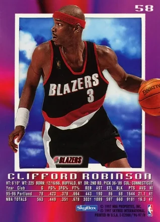 Verso de Clifford Robinson