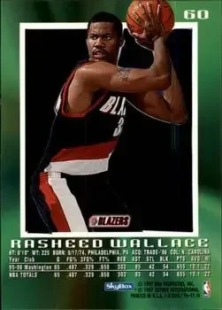 Back of Rasheed Wallace