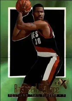 1996-97 E-X2000 #60 Rasheed Wallace