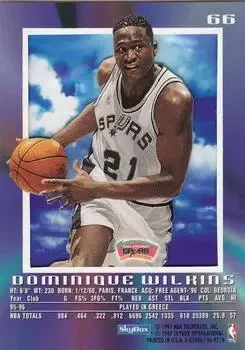 Back of Dominique Wilkins