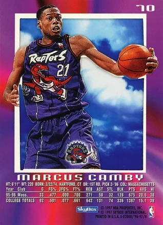 Reverso de Marcus Camby