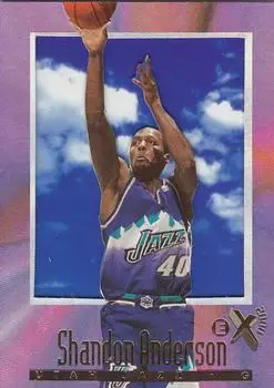 1996-97 E-X2000 #73 Shandon Anderson