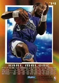 Back of Karl Malone