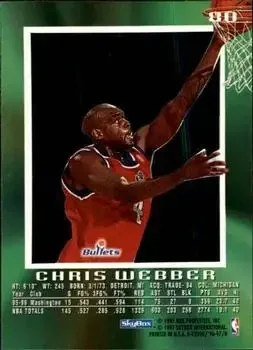 Back of Chris Webber