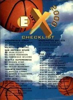 1996-97 E-X2000 #82 Card #82