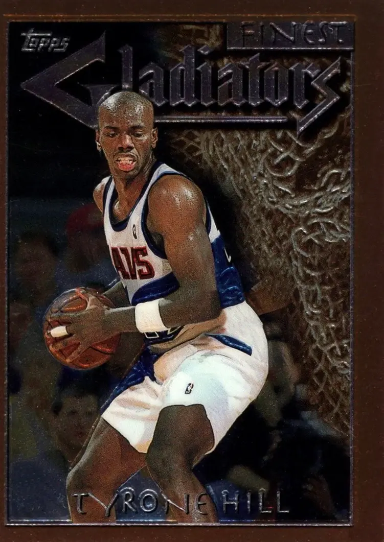 1996-97 Finest #6 Tyrone Hill