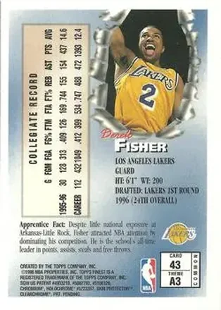 Derek Fisher Rückseite