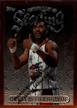 1996-97 Finest #63 Hakeem Olajuwon