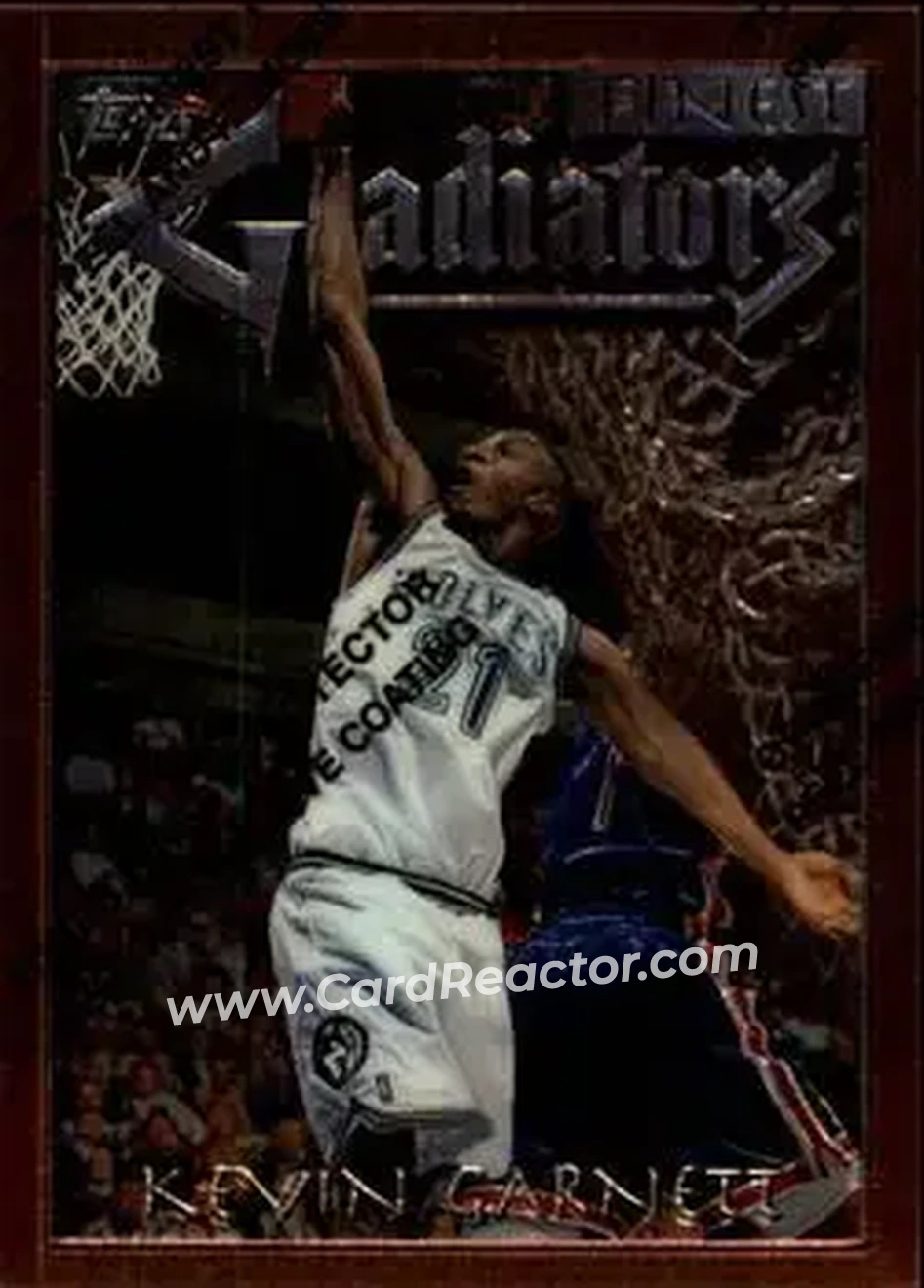Front of Kevin Garnett