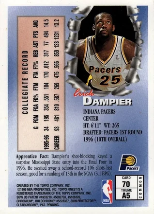 Erick Dampier 裏面