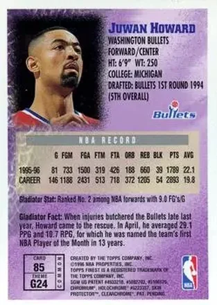 Juwan Howard Rückseite
