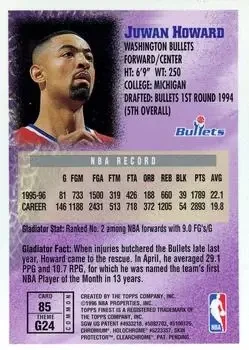 Back of Juwan Howard