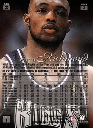 Mitch Richmond Rückseite