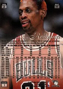 Back of Dennis Rodman