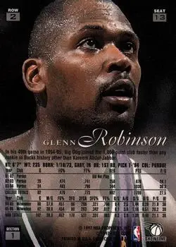 Back of Glenn Robinson
