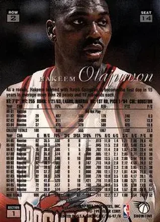 Verso de Hakeem Olajuwon