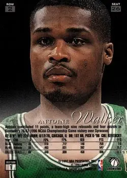 Back of Antoine Walker