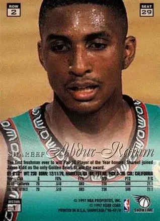 Shareef Abdur-Rahim 뒷면