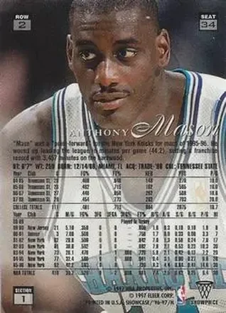 Reverso de Anthony Mason