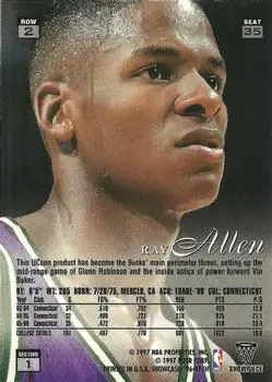 Back of Ray Allen