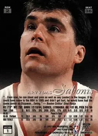 Verso de Arvydas Sabonis