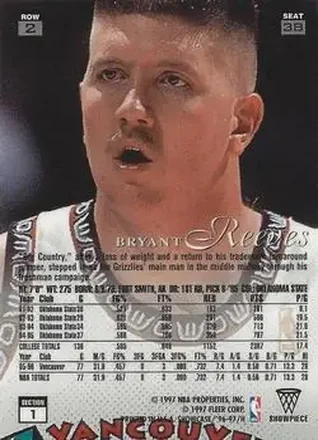 Verso de Bryant Reeves
