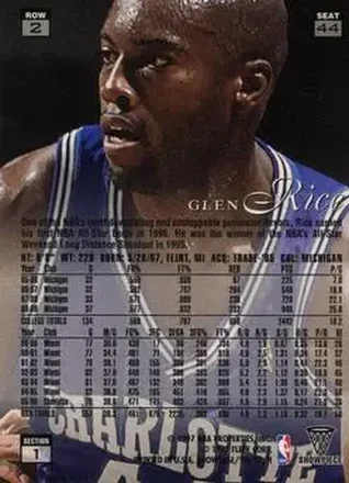 Glen Rice Rückseite