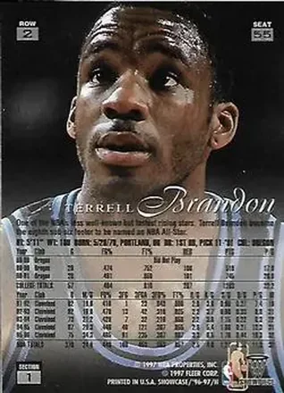 Reverso de Terrell Brandon