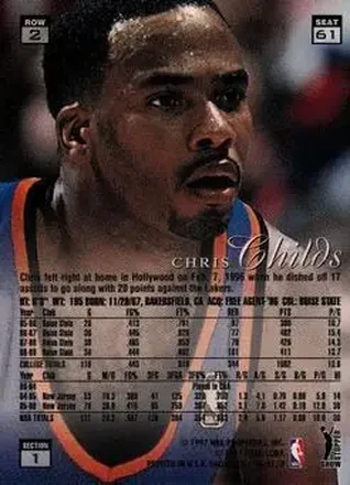 Verso de Chris Childs
