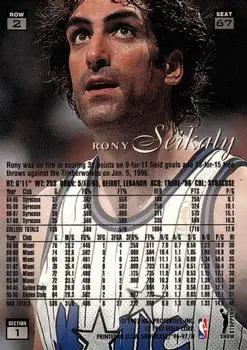 Back of Rony Seikaly