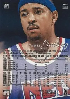 Back of Chris Gatling
