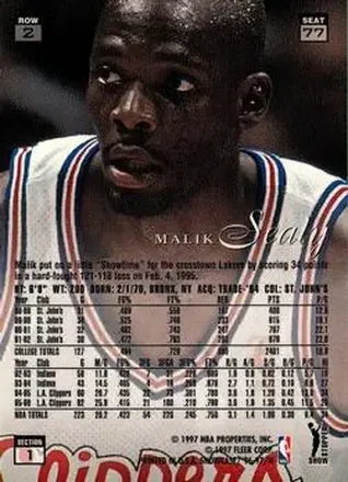 Malik Sealy Rückseite