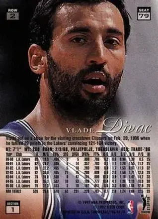 Vlade Divac Rückseite