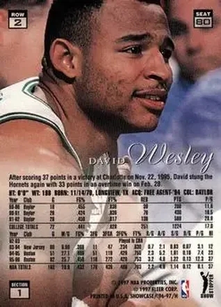 David Wesley back