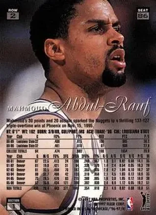 Mahmoud Abdul-Rauf back