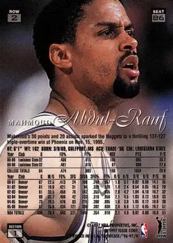 Back of Mahmoud Abdul-Rauf