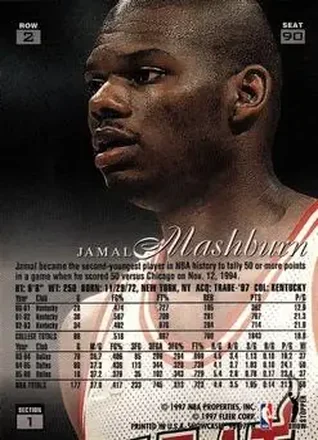 Tył: Jamal Mashburn