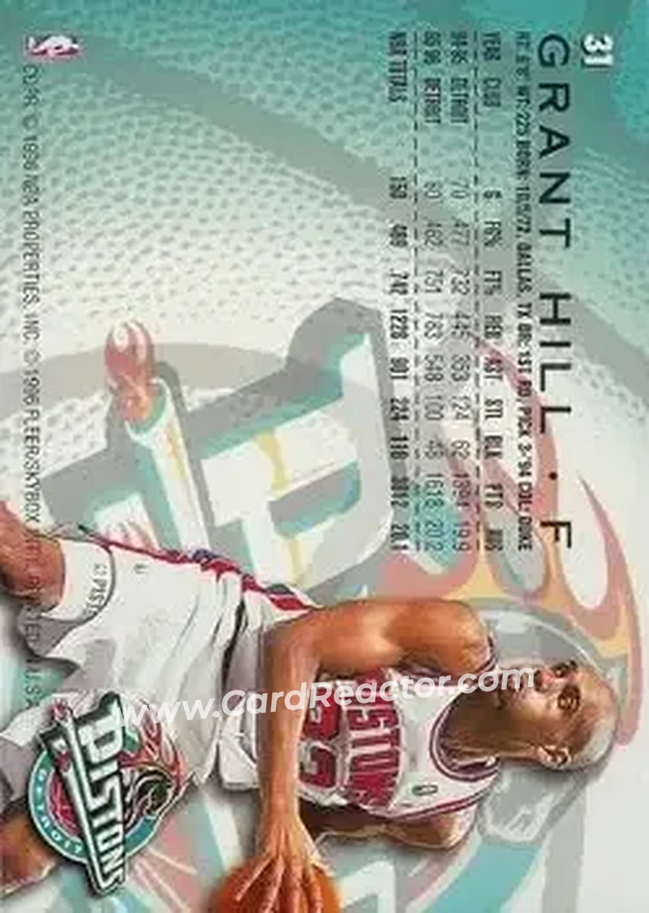 Back of Grant Hill