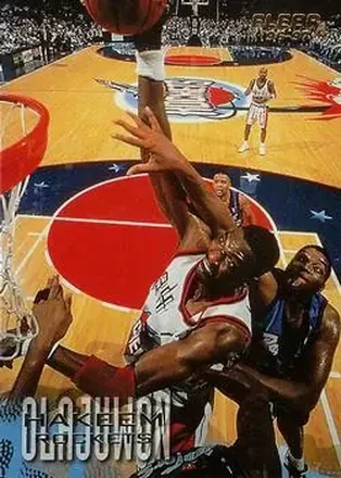 1996-97 Fleer #42 Hakeem Olajuwon