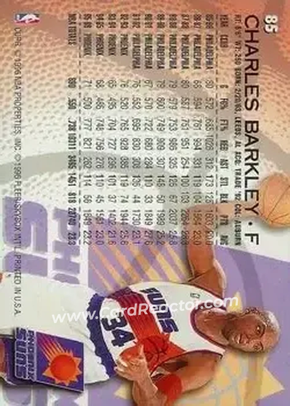 Back of Charles Barkley