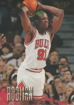 1996-97 Fleer European #16 Dennis Rodman